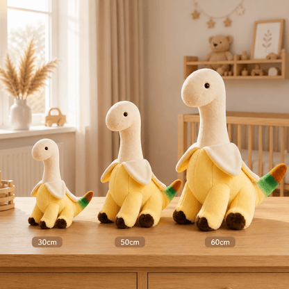 Banana Brontosaurus Plush Toy