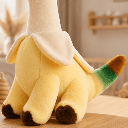 Banana Brontosaurus Plush Toy