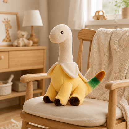 Banana Brontosaurus Plush Toy